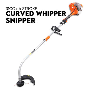 4 STROKE Curved Split Shaft Line Trimmer Garden Lawn Whipper Snipper