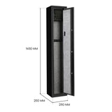 4 Rifle Gun Safe Iron Heavy Duty Firearm Security Digital Lockbox Premium