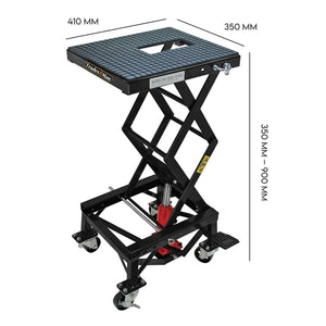 Motorcycle Scissor Lift Stand 135kg Hydraulic Motorbike Lifter Dirt Bike Jack