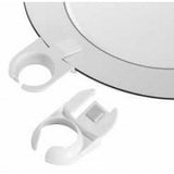 100 Pack Of 75mm White Wine Glass Dinner Lunch Plate Clip Holder - Stand Up Buffet Party  - Promotion Merchandise Gift