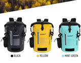 NOOYAH IPX8 Waterproof Bike Cycle Outdoor Sports Backpack Double-Layer Waterproof Bag  YELLOW