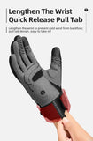 MTB Heated Gloves Medium for Mountain Road Bike Breathable Winter Autumn Cycling Camping Running Outdoor Sport Rockbros