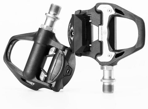 Self Lock Clip In Bike Pedals Shimano SPD-SL Cleat MTB Road 700C Hybrid BMX - Rockbros Nylon Black