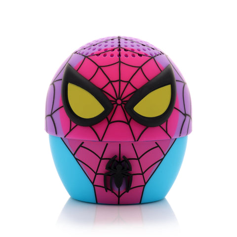 Marvel Bitty Boomers Black Light Spider-Man Ultra-Portable Collectible Bluetooth Speaker