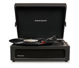 Crosley Voyager Bluetooth Portable Turntable + Crosley SOHO Stand Bundle - Black