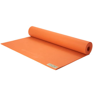 Jade Yoga Harmony Mat - Orange & Iron Flask Wide Mouth Bottle with Spout Lid, Fire, 40oz/1200ml Bundle