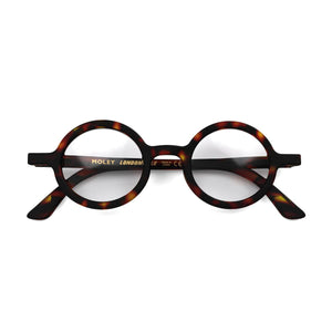 London Mole Moley Blue Blocker Glasses Matte Tortoise Shell