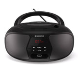 Majority Oakcastle BX200 Portable Bluetooth CD Player - Black