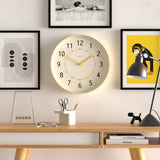 Newgate Monopoly Plywood Wall Clock With Yellow Hands