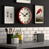 Newgate Railway Clock Red