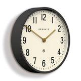 Newgate Mr Edwards Clock Matte Blizzard Grey