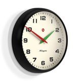 Newgate Superstore Wall Clock Alpha Dial Black