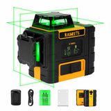 KAIWEETS KT360A Green Laser Level 3 X 360° Rotary Self Leveling with 2 Rechargeable Battery