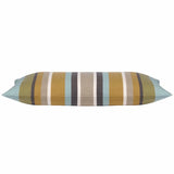 Corban Aqua Rectangle 35x70cm Striped Multicoloured Cushion Cover Nautical