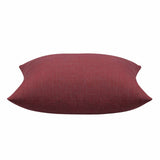 Pack of 4 Elements Deep Red Solid Base Colour Square Cushion Covers