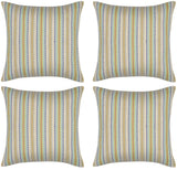 Pack of 4 Finn Yellow Multicoloured Retro Cushion Cover