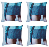 Pack of 4 Blaze Jumper Designer Cushion Covers 45cm x 45cm