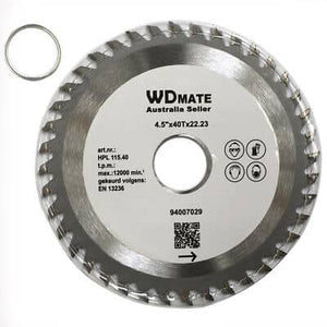 115mm 40T TCT Wood Cutting Disc Circular Saw Blade ATB 1.2mm 4.5