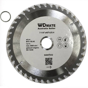 3x 185mm 40T TCT Wood Cutting Disc ATB Sharp 1.5*7-1/4