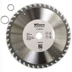 2x 250mm 40T Wood Cutting Circular Saw Blade Disc 10