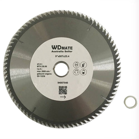 3x Saw Blade Cutting DISC 230mm 80T 9" TCT Circular 25.4 Alloy Plastic TCG Sharp