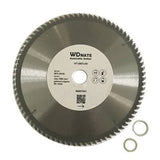 250mm 80T Alloy Plastic Circular Saw Blade Cutting Disc 2.0mm 10" TCG 30/25.4mm