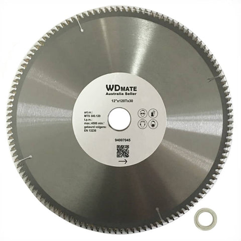 3x Cutting Disc 300mm 120T 2mm Aluminium Plastic 30/25.4 TCG Circular Saw Blade