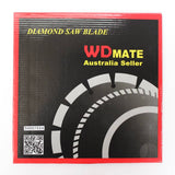 2x 254mm Diamond Cutting Turbo Wheel 10" Dry Wet Circular Saw Blade Disc 25.4mm