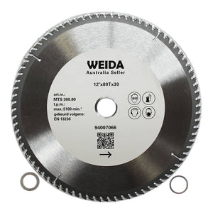 2x 300mm 80T Wood Circular Saw Blade Cutting 12