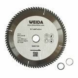 2x235mm Wood Circular Saw Blade Cutting Disc ATB 9-1/4" 80T Bore 25.4/22.23mm K.