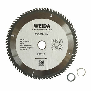 3x235mm Wood Circular Saw Blade Cutting Disc ATB 9-1/4