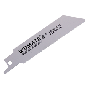 5x Reciprocating Saw Blade Soft Metal 100mm 4” 24TPI Bimetal WDMATE