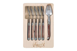 6p Spork Set Wooden x 6sets