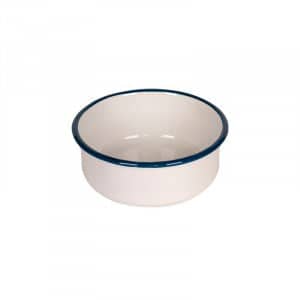 Enam Round Bowl 16 x 7cm WHT