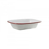 Enam Pie Dish 26cm RED Rim