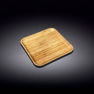 Bamboo SQ Plate 15x15cm (12pce)