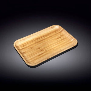 Bamboo Rec Dish 20.5x10cm (12pce)