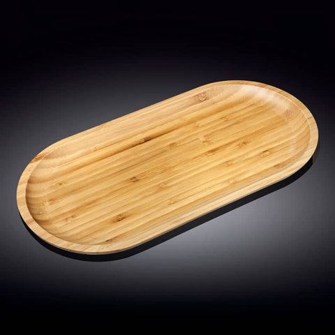 Bamboo Oblong Platter 40.5x20.5cm (3pce)