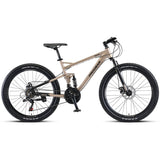 Progear Bikes Trail Dual Suspension MTB 26*19" in Brass Gold