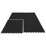 CORTEX 10mm Commercial Interlocking Rubber Gym Tile Mat (1m x 1m) - Set of 16