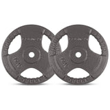 CORTEX 10kg Tri-Grip Standard Plates 25mm (Pair)