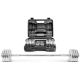 LSG 2-in-1 Dumbbell Barbell Set with Case 30kg