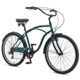 Progear Bikes Miami R7 Mens Cruiser 26*19" Forest Green (S-Ride Version)