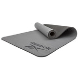 Reebok Double Sided Yoga Mat 1.76m*0.61m*6mm in Black/Grey