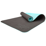 Reebok Double Sided Yoga Mat 1.76m*0.61m*6mm in Blue