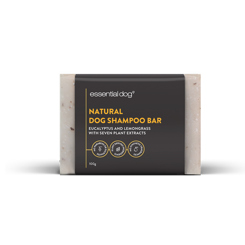 Essential Dog Shampoo Bar (Eucalyptus, Neem & Lemongrass)