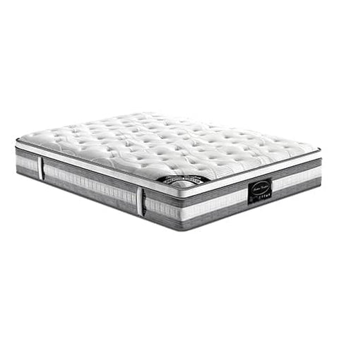 Mattress Euro Top Double Size Pocket Spring Coil with Knitted Fabric Medium Firm 34cm Thick