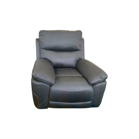 Finlay Charcoal 3R+2R+1R Finest Fabric Electric Recliner Feature Multi Positions Ultra Cushioned USB Outlets