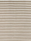 Beige/cream striped cotton kilim rug120x180 cm