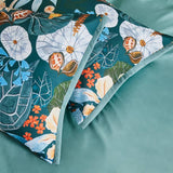 Botanical Bella Microfibre Quilt Cover Set-queen size